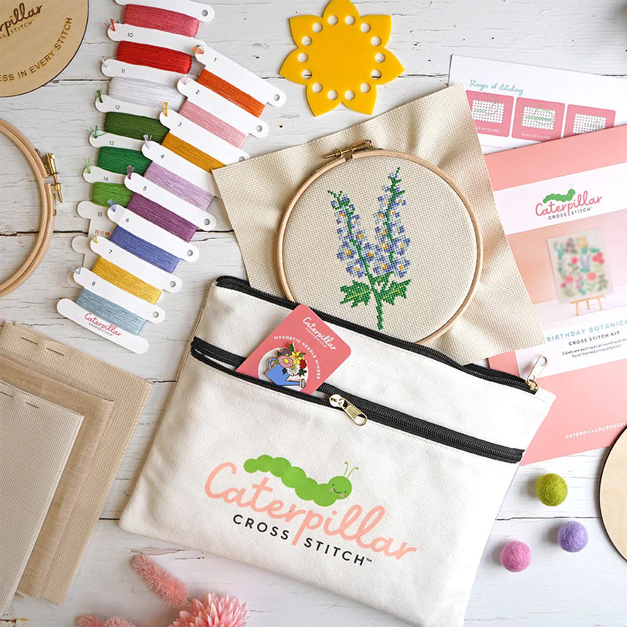 Birthday Botanicals - Cross Stitch Kit - Image 6