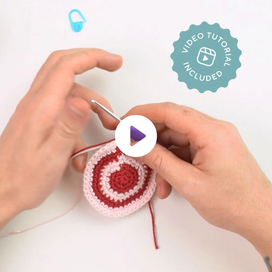 Crochet Kit - Candy Cane Baubles - Image 4