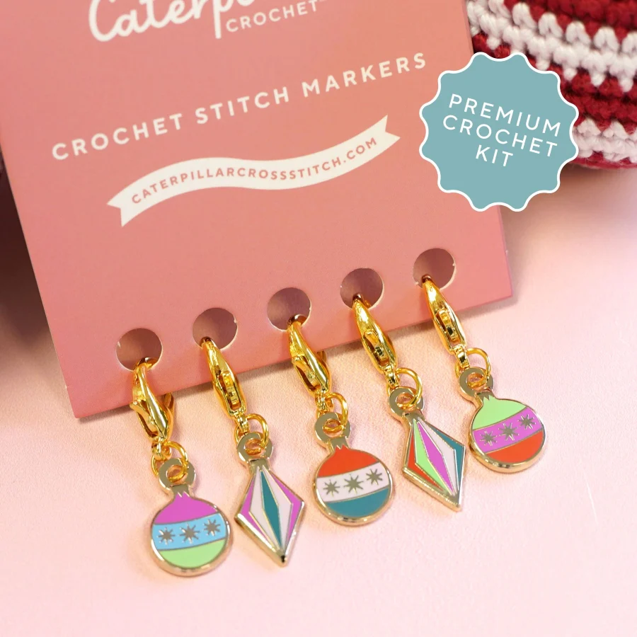 Crochet Kit - Candy Cane Baubles - Image 5