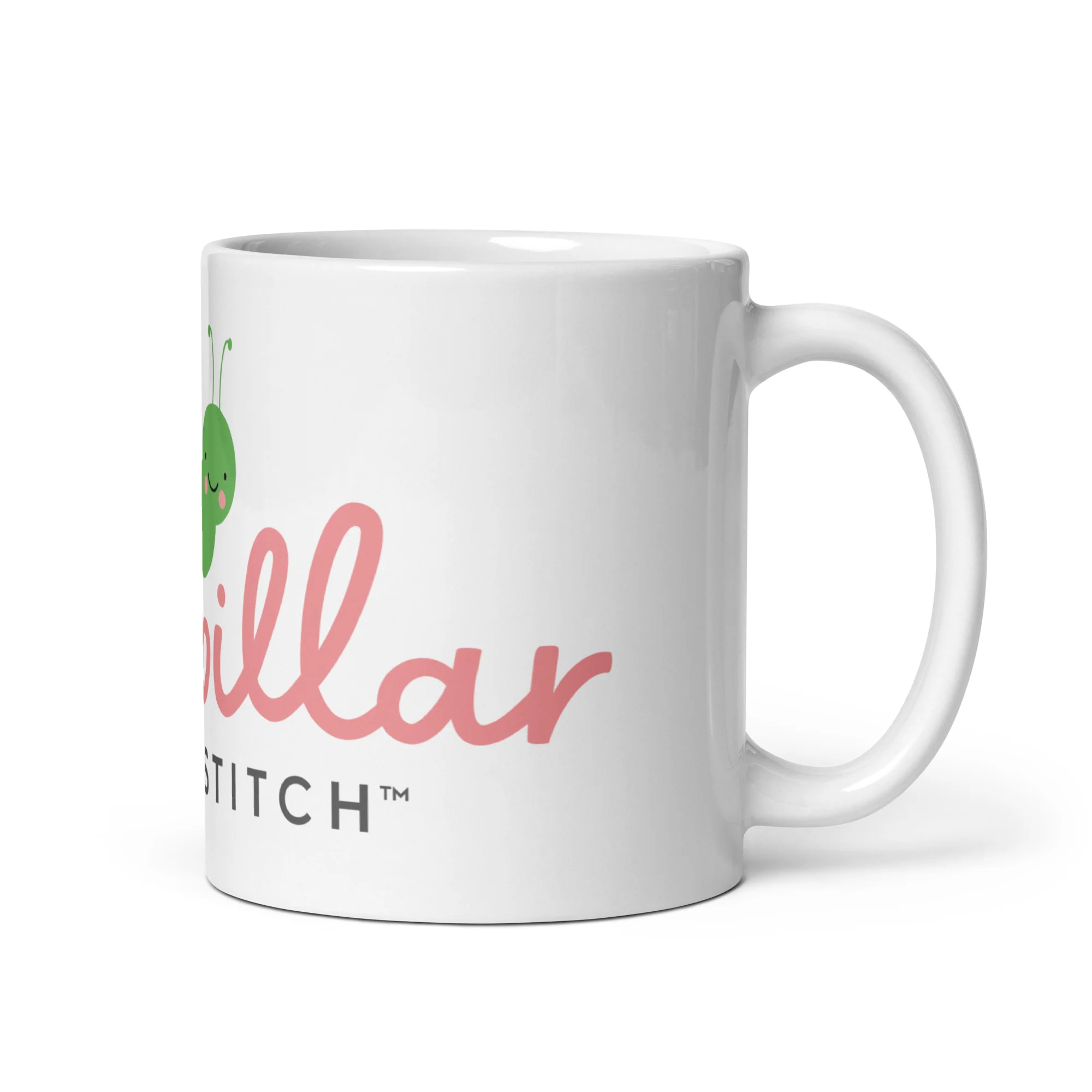 Caterpillar Cross Stitch Mug - Image 4