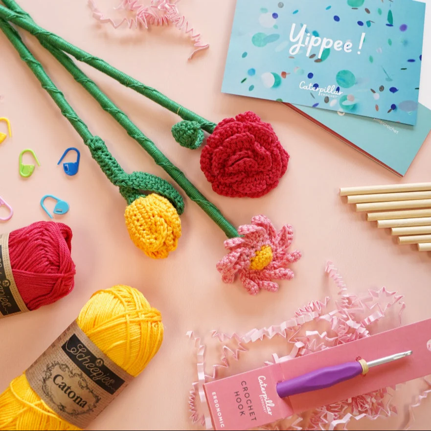 Crochet Kit - Crochet Bouquet - Image 3