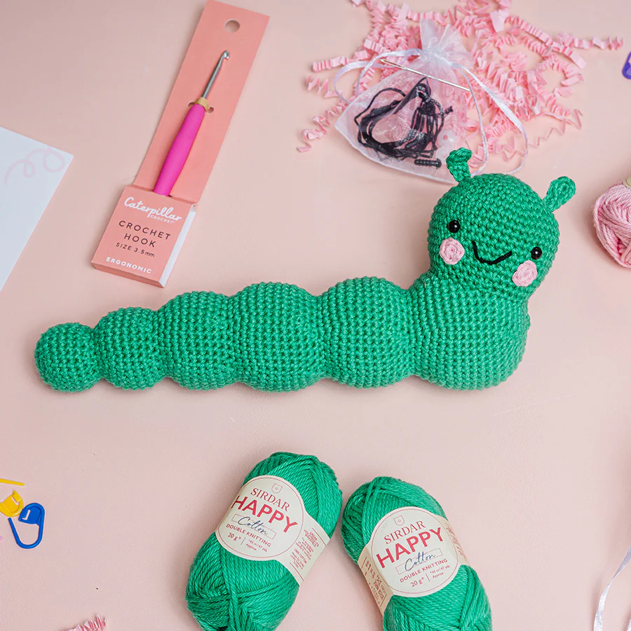 Crochet Kit - Amigurumi Carlos the Caterpillar - Image 4