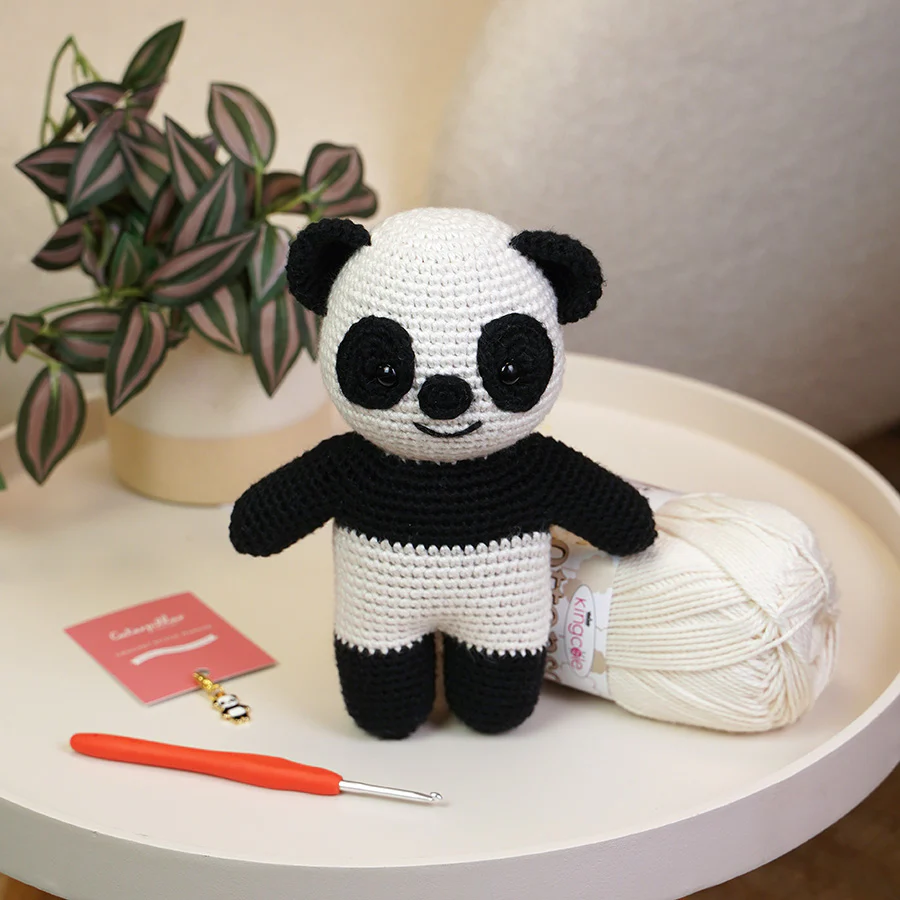Crochet Kit - Amigurumi Poppy the Panda - Image 6