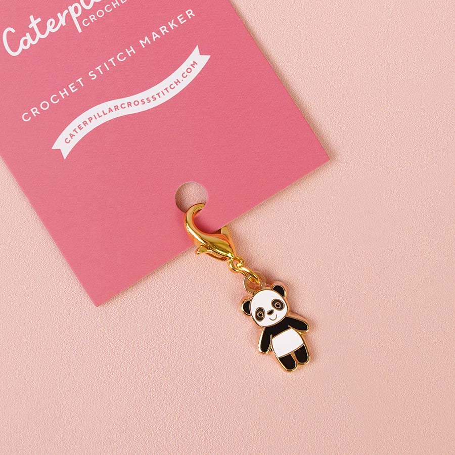 Crochet Stitch Marker - Panda - Image 3