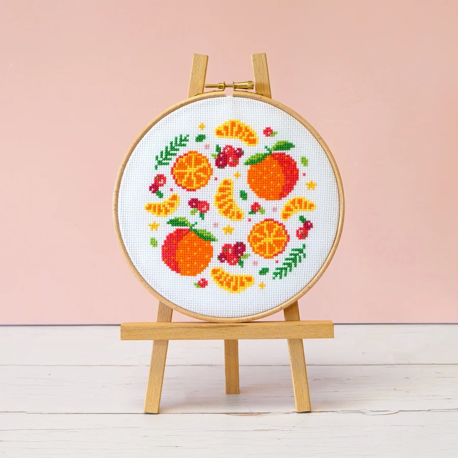 Festive Fruits - Cross Stitch Pattern