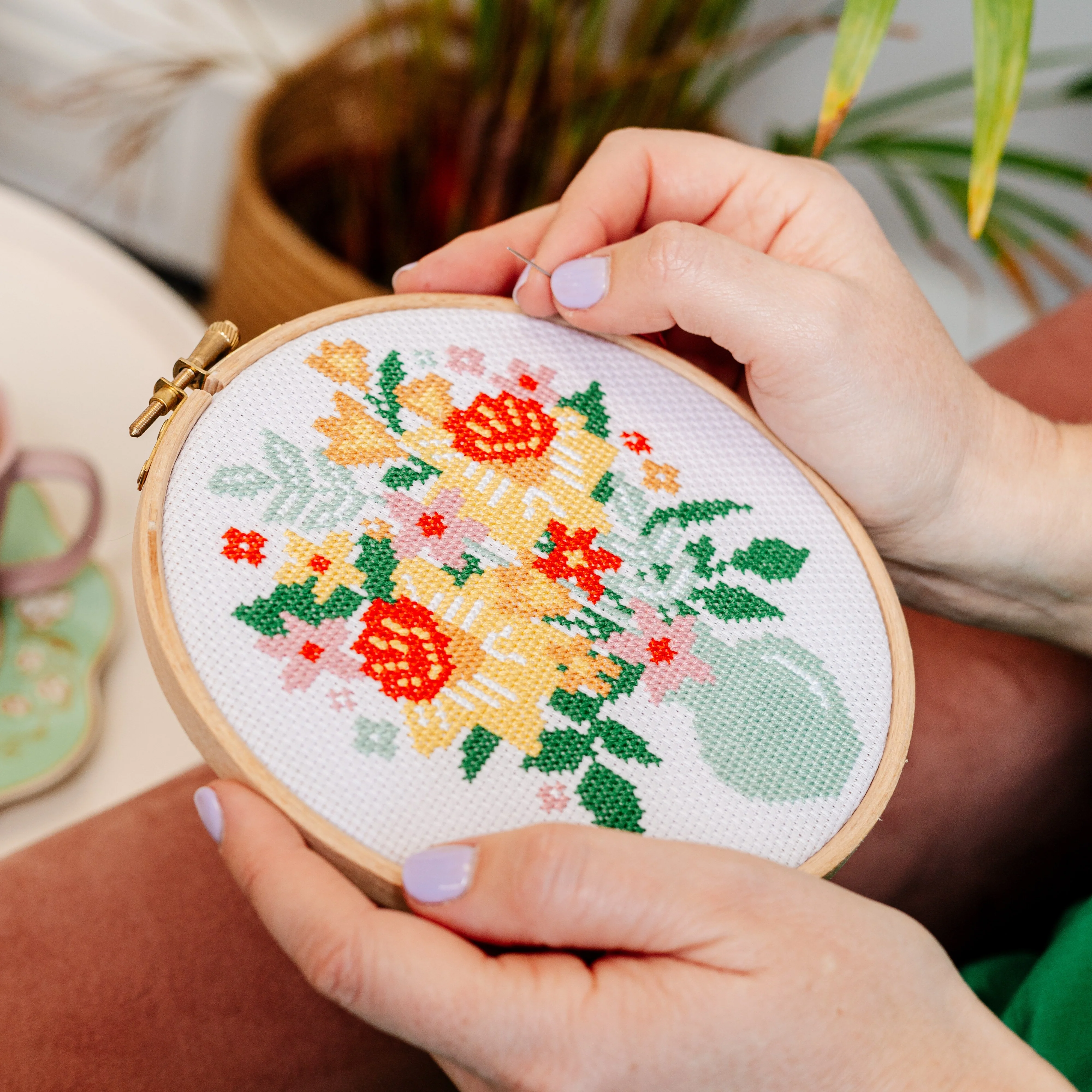 Golden Blooms - Cross Stitch Pattern - Image 3