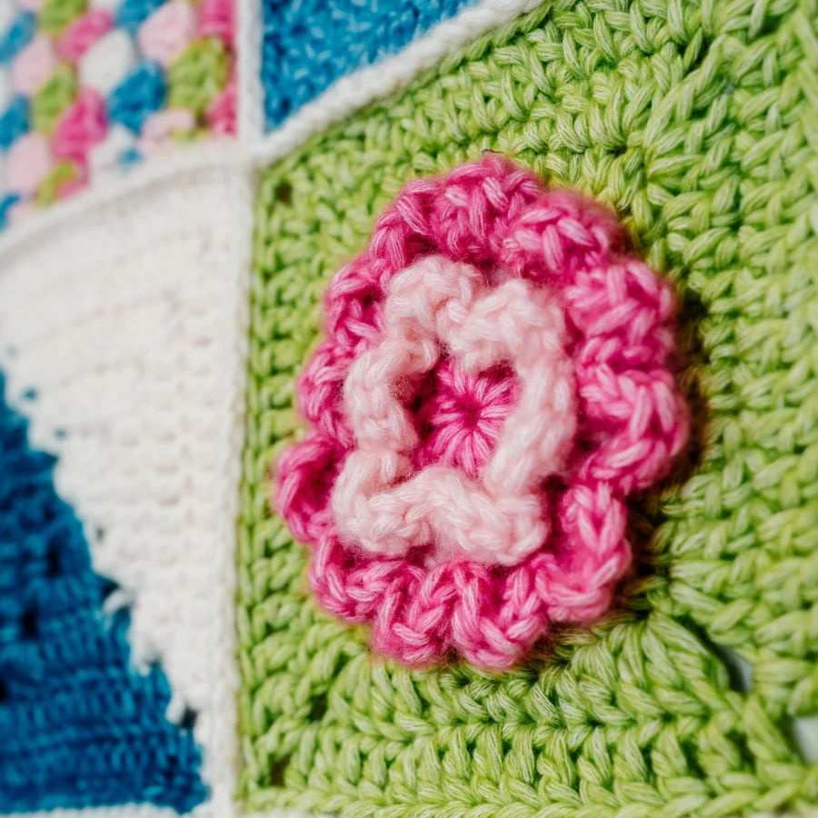 Crochet Kit or Pattern - Homespun Sampler - Image 4