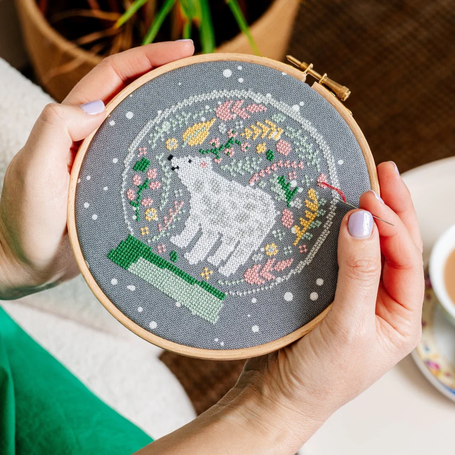 Polar Globe - Cross Stitch Pattern - Image 3